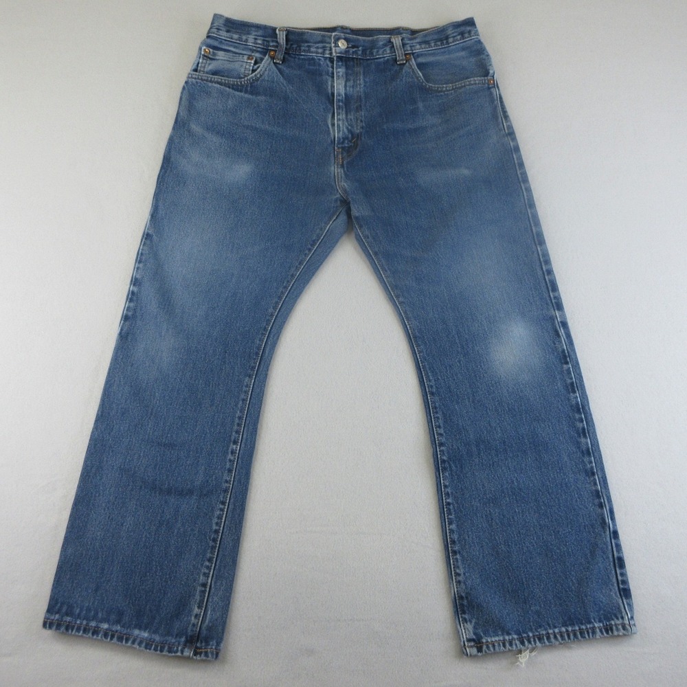 Levi's 517 Bootcut Jeans Mens 38x29 (Actual 36x28) Blue Denim Medium 100% Cotton